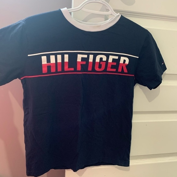 Tommy Hilfiger kids black t-shirt medium - Picture 1 of 5